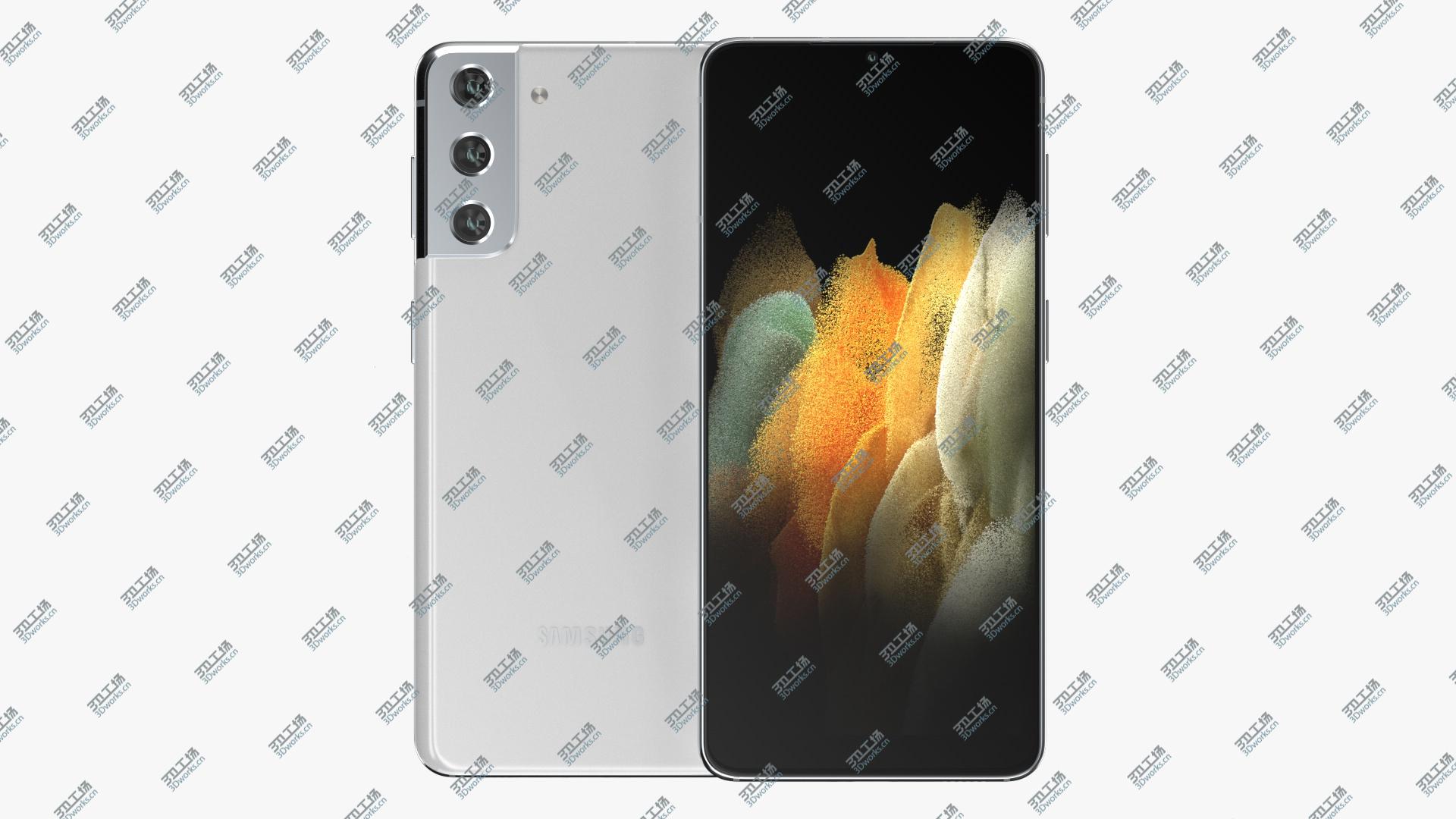 images/goods_img/202105073/Samsung Galaxy S21 Phantom White 3D model/1.jpg